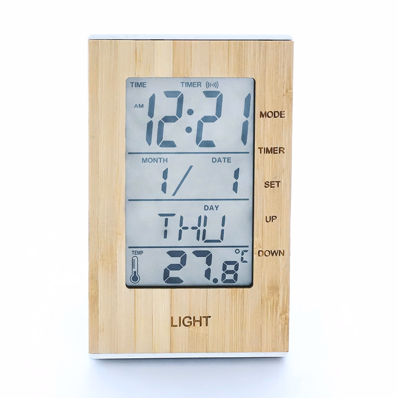 Bamboo Desk Clock