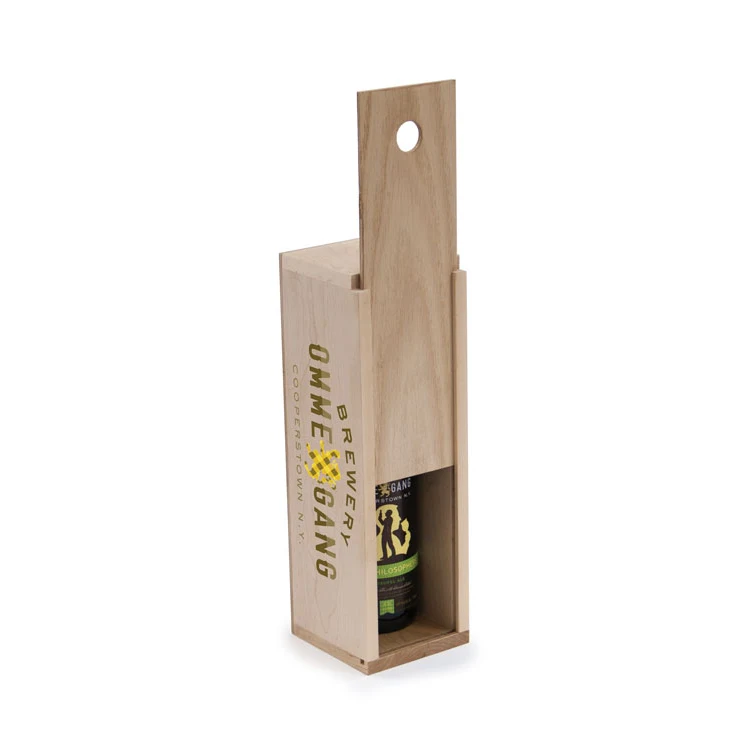 Plywood Gift Box with Wood Slide Cover 1