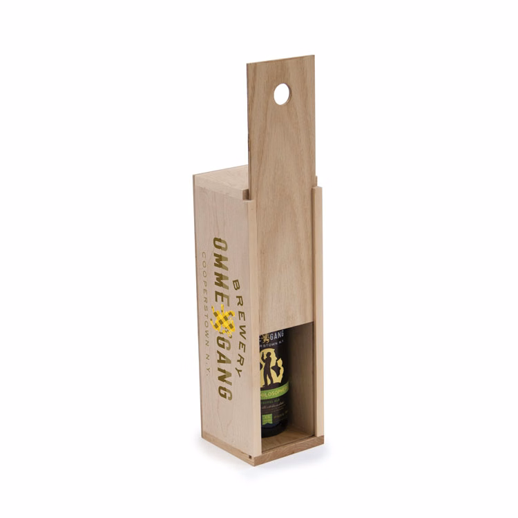 Plywood Gift Box with Wood Slide Cover