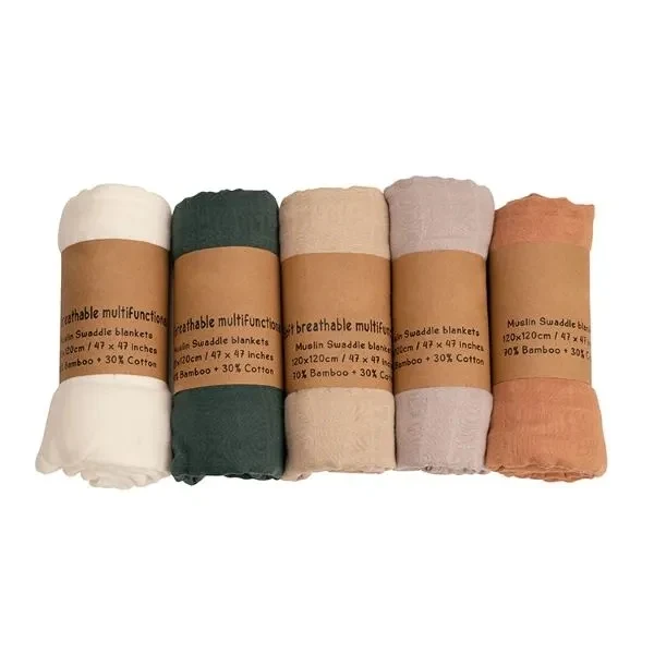 Organic Cotton and Bamboo Baby Blanket 1