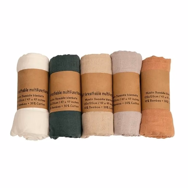 Organic Cotton and Bamboo Baby Blanket