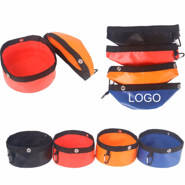 Foldable Pet Bowl W/ Carabiner