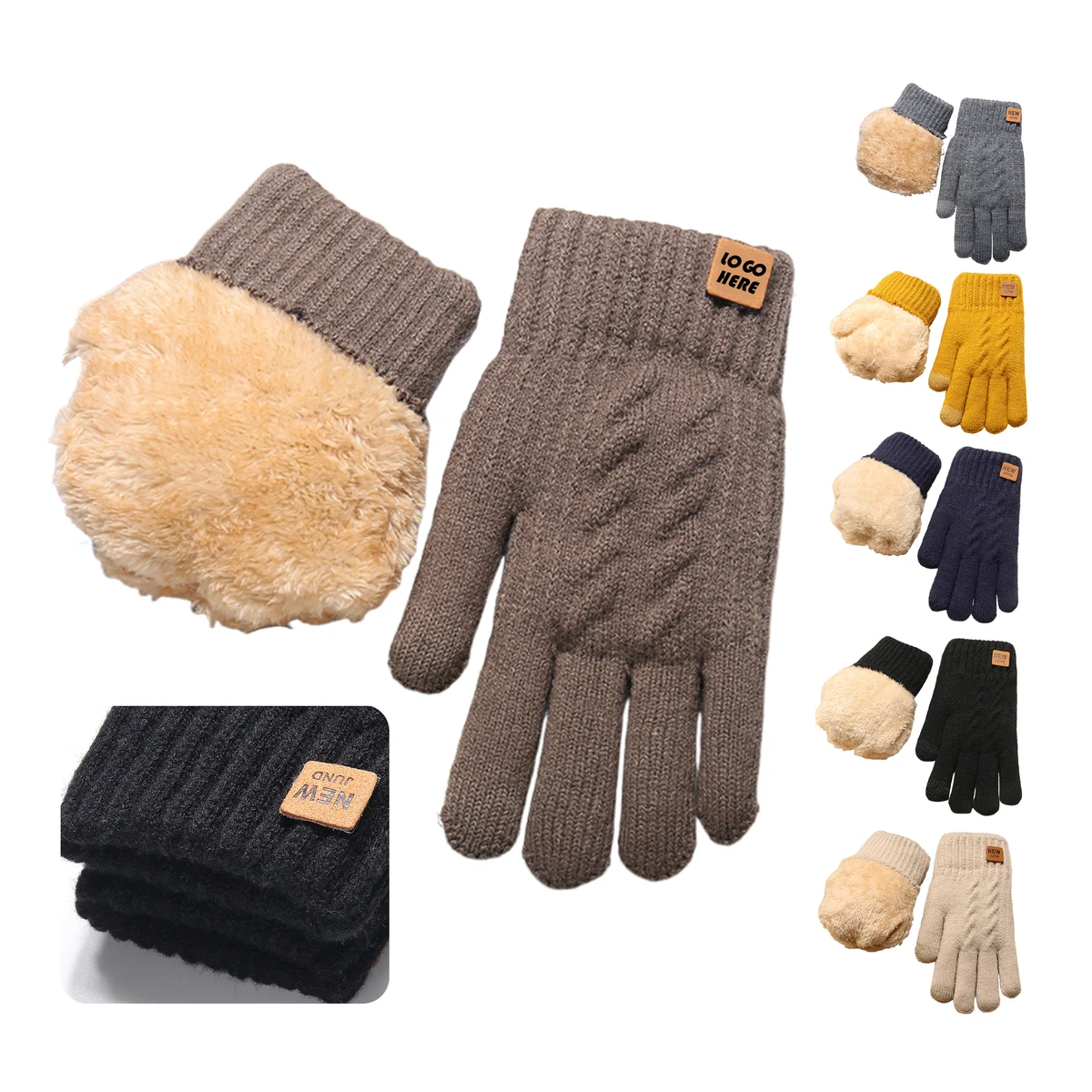 Custom Logo Winter Touch Gloves 1