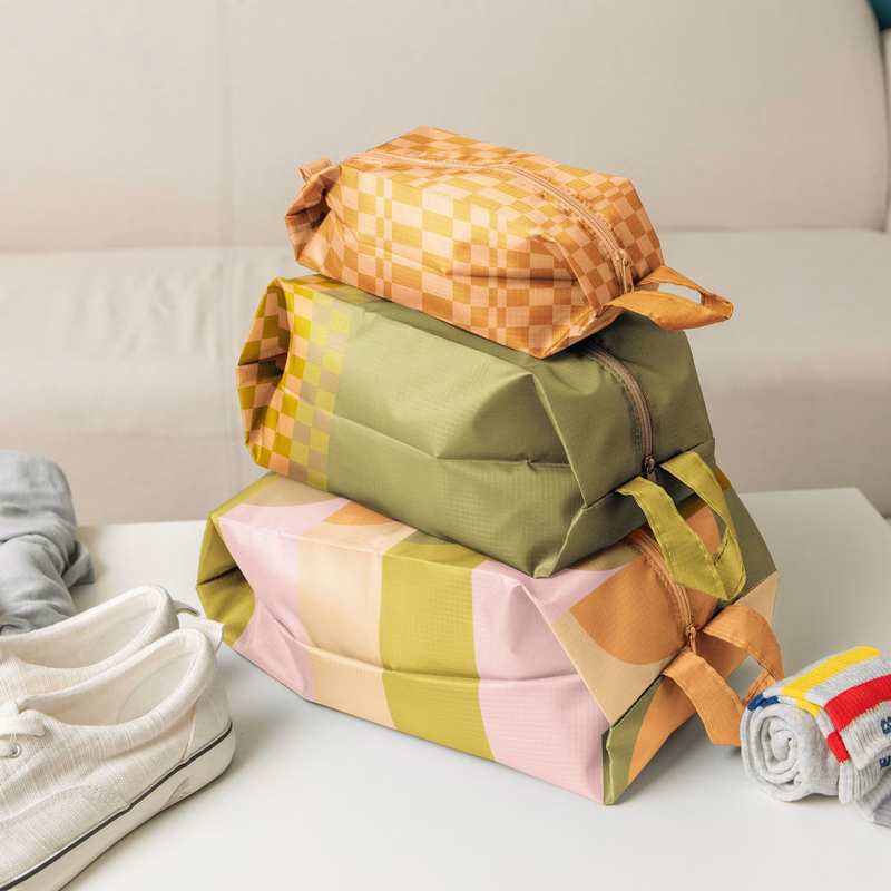 TUCK GUSSET POUCHES SET OF 3 - RIPSTOP