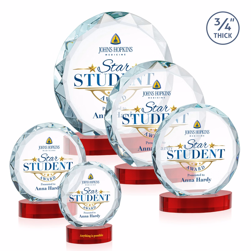 Centura VividPrint™ Award on Alberton Base - Red