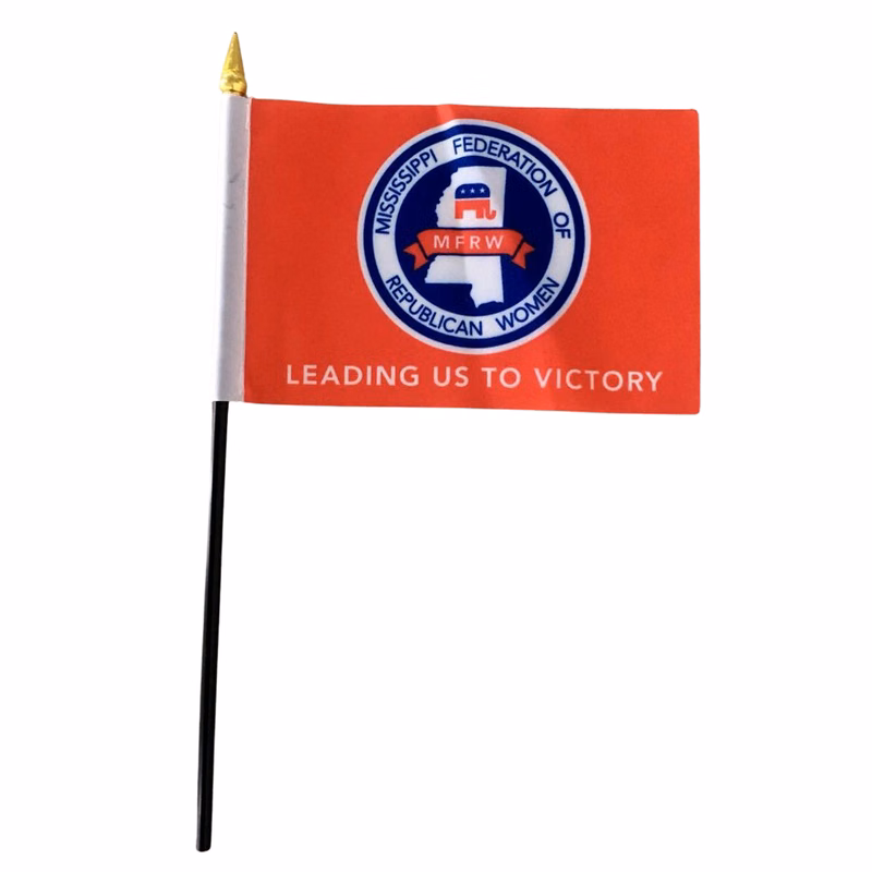 4x6in Stick Flags - Custom Printed - Polyester