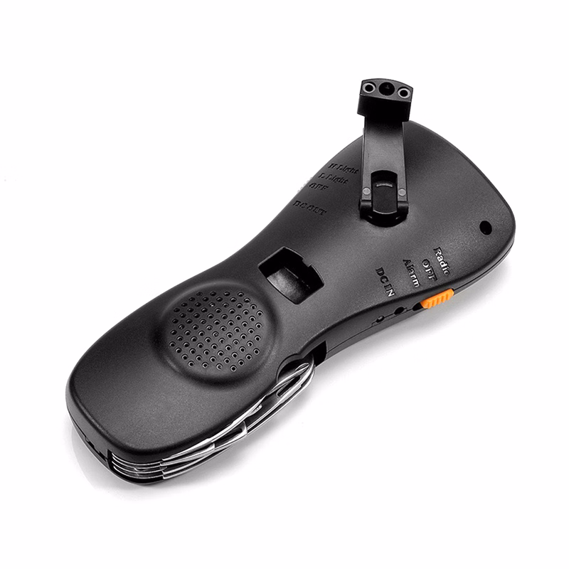 Manual Flashlight W/ Radio Knife Sets Power Bank