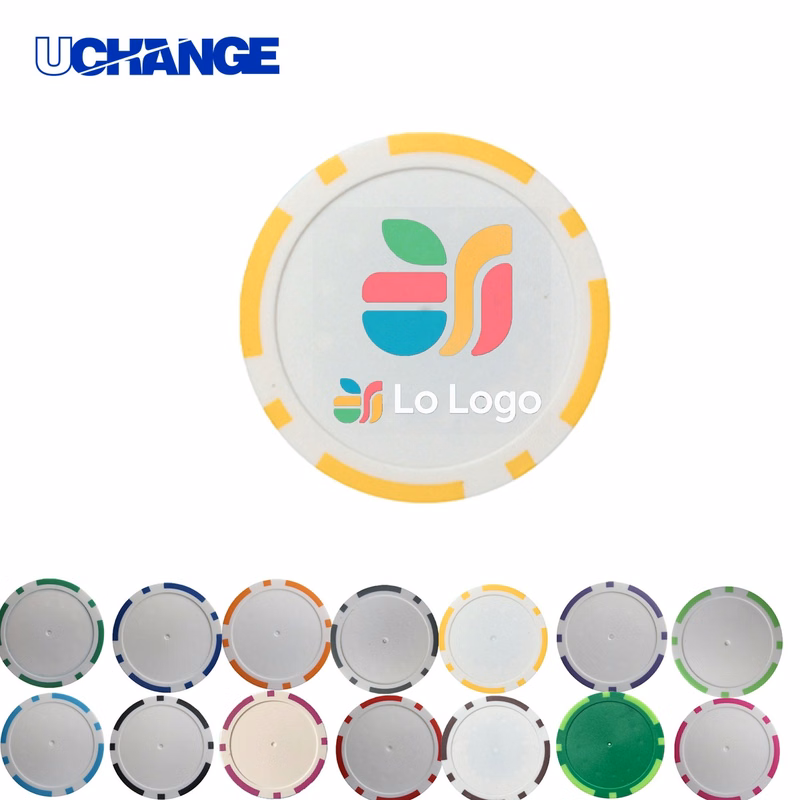 Striped Poker Chip Blank for Customization