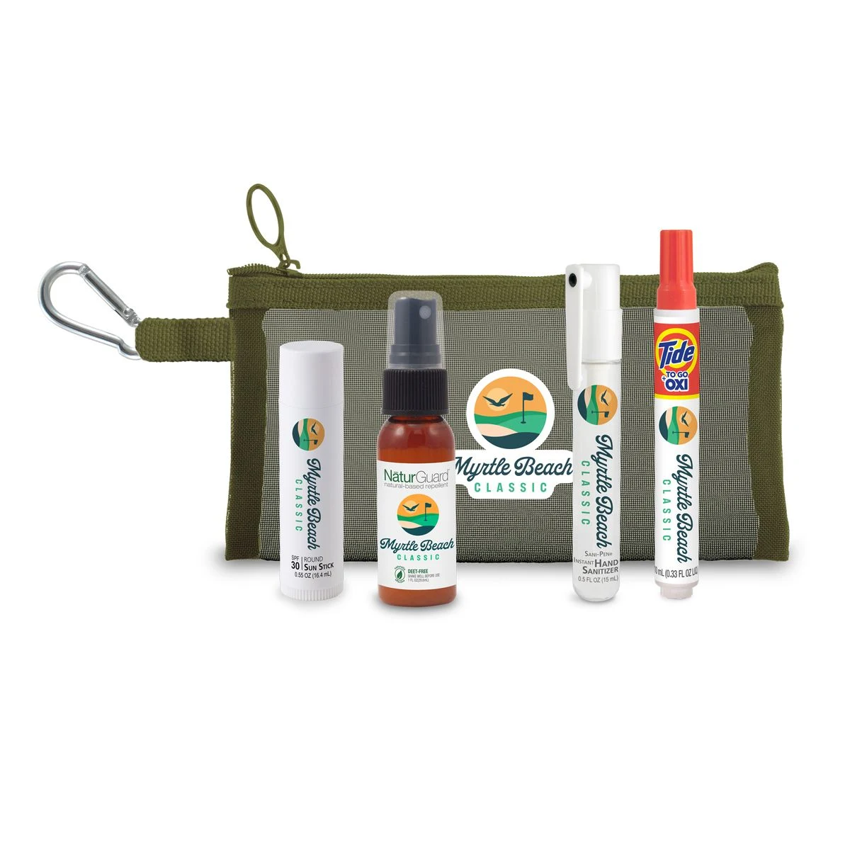 Course-to-Clubhouse Golf Kit with Center Imprint 1