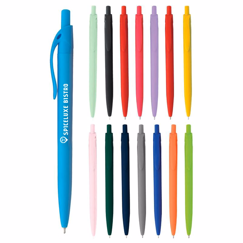 Sleek Medium Point Rubber Pen