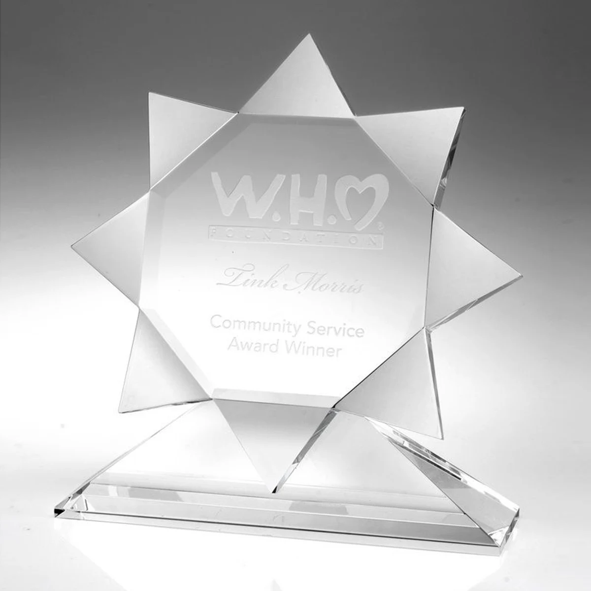 10" Crystal Award-Radiance_D074CA 1
