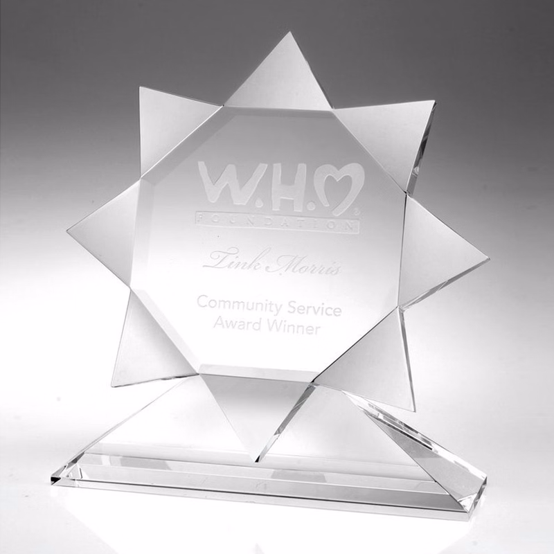 10" Crystal Award-Radiance_D074CA