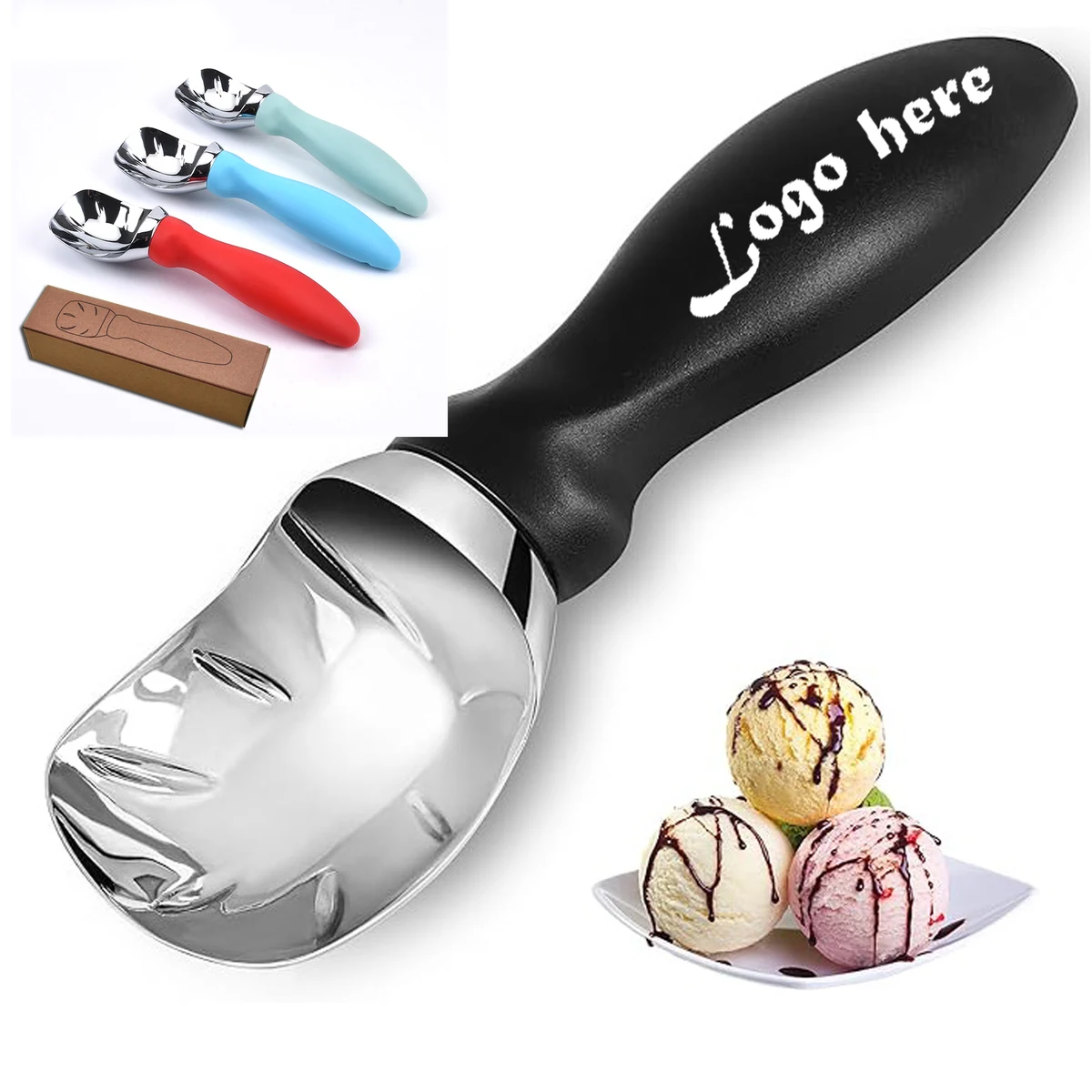 Multifunctional Stainless Steel Ice Cream Scoop Scooper 1