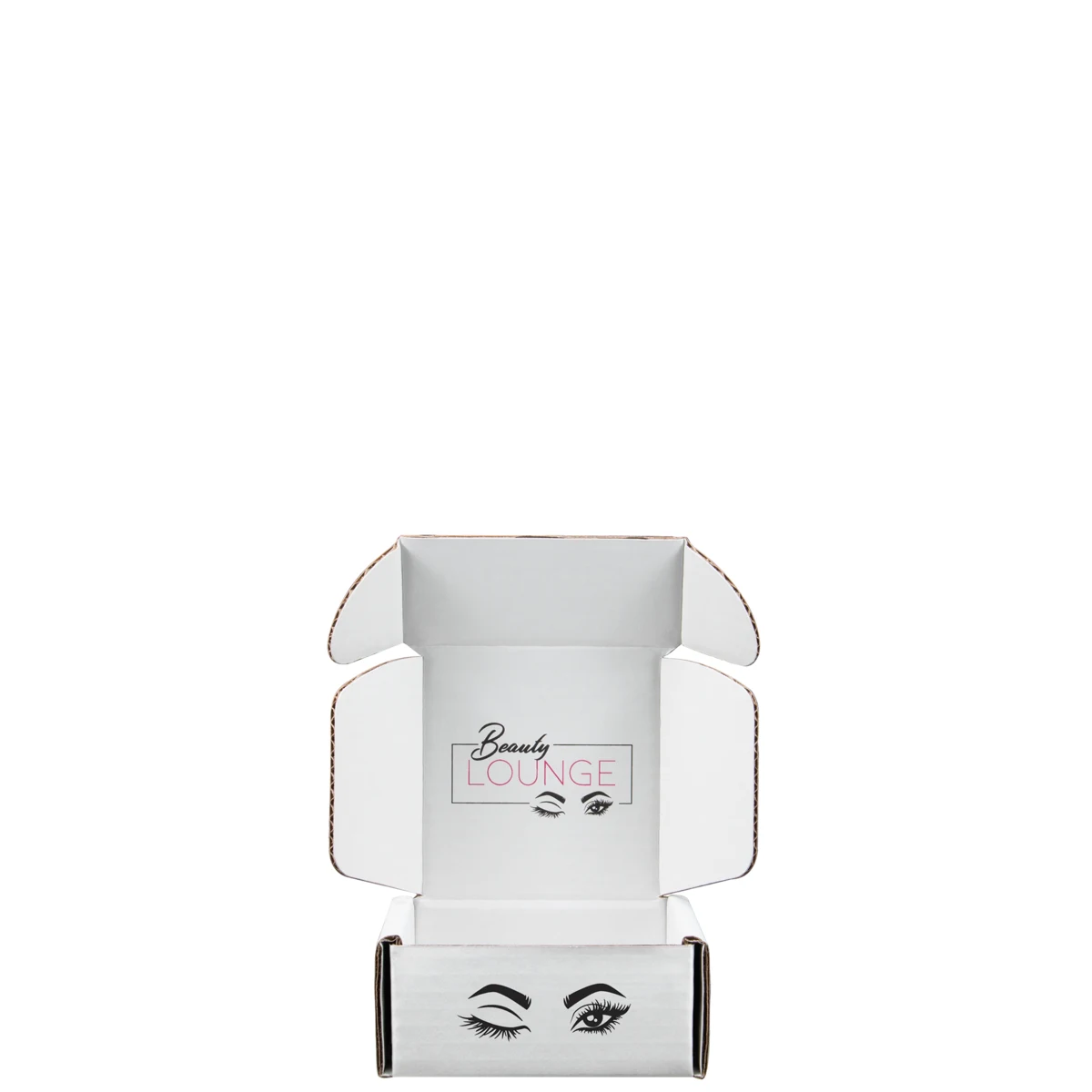 Mailing Box, B-Flute4" x 4" x 2" - White - A - 032 sq in 1