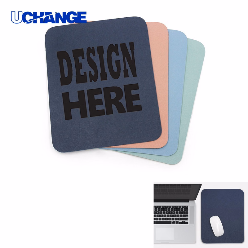 Mouse Pad Mat with Rubber Bottom for Grip