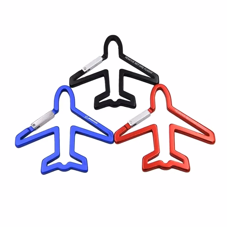 3.3"*3.3" Aircraft-shaped Carabiner