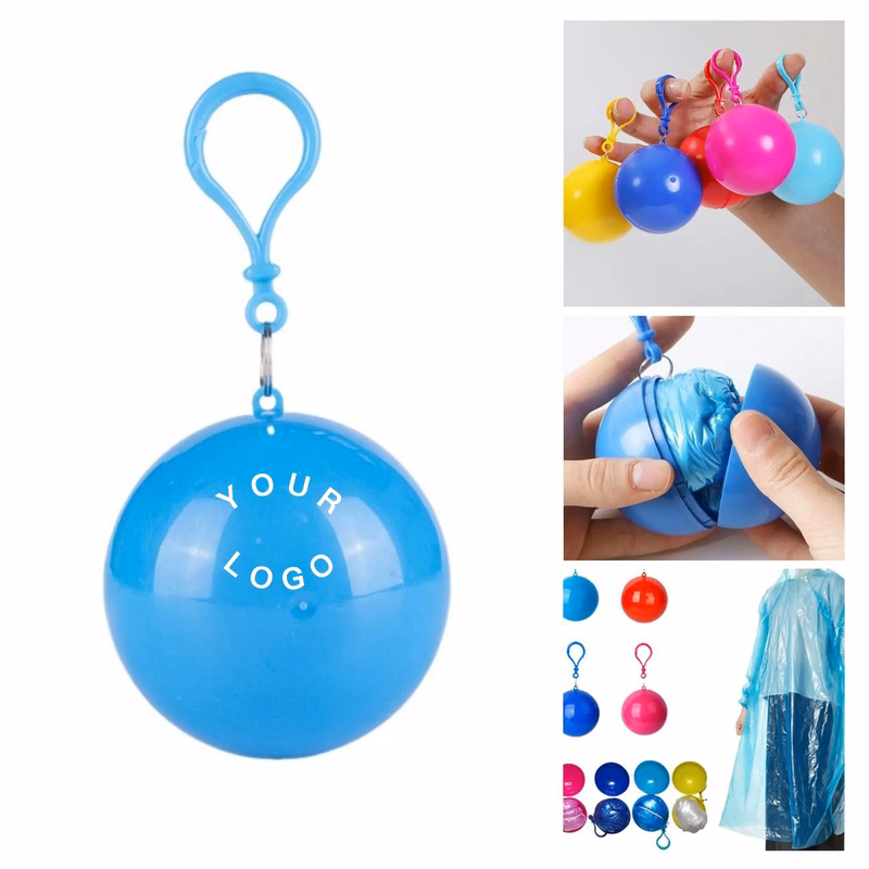 Lightweight Emergency Raincoat Ball for Travel