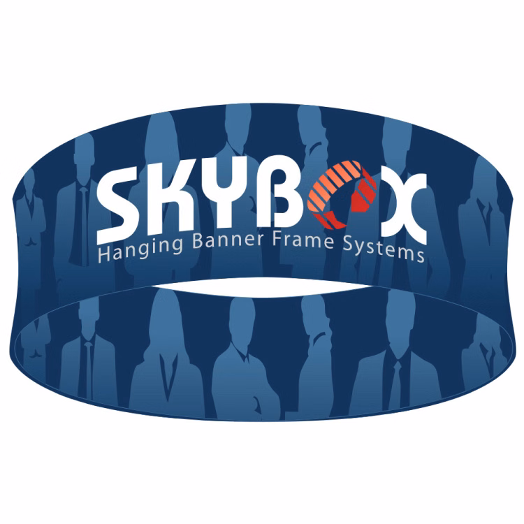 Hanging Banners (Circle) 48in H; 10ft D In/Out graphics