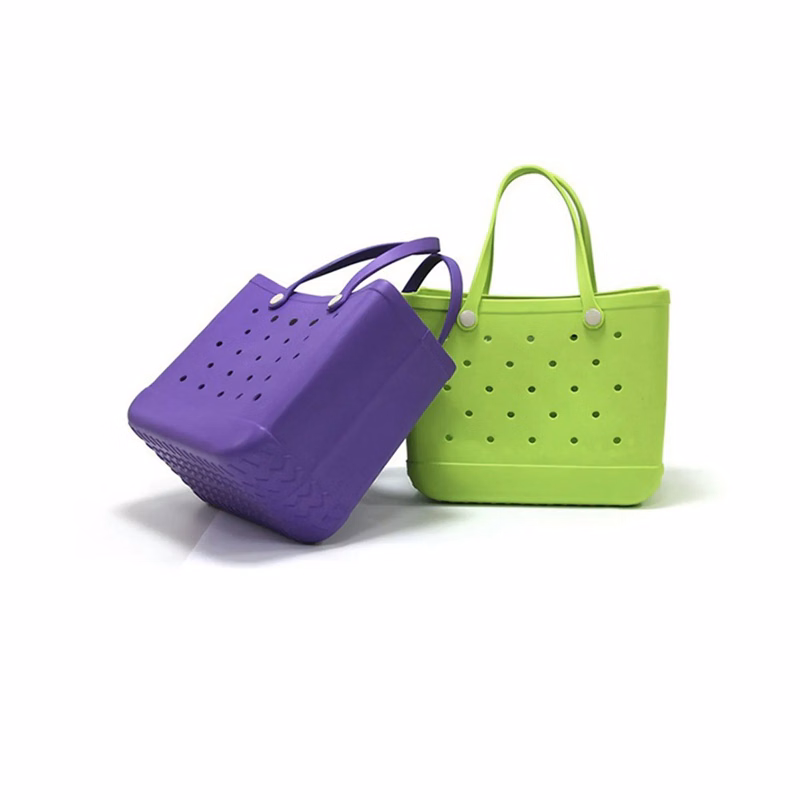 Small EVA Beach Tote Bag with Hole