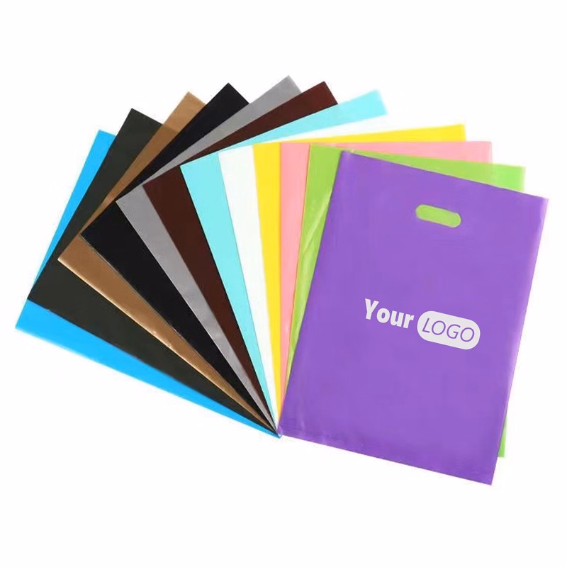 Polyethylene Custom Plastic Gift Bags With Handle