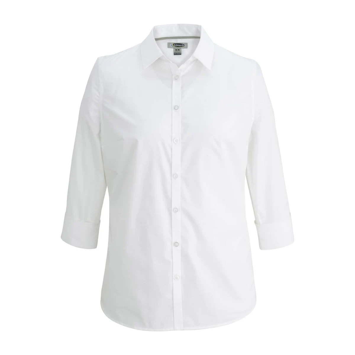 Ladies 3/4 Sleeve Stretch Broadcloth Shirt 1