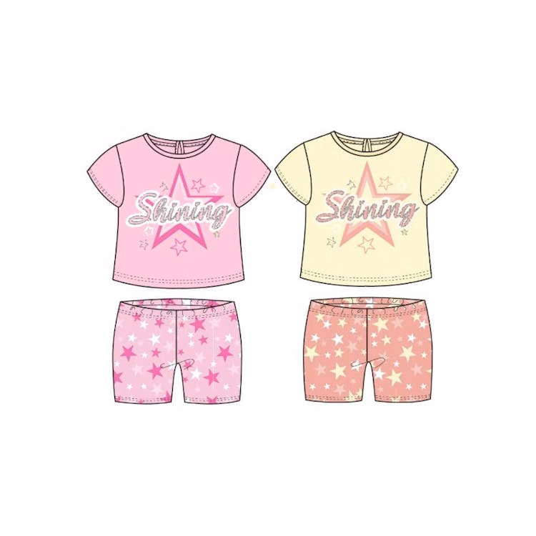 Girls Bike Shorts 2pc Set Size 2T-4T