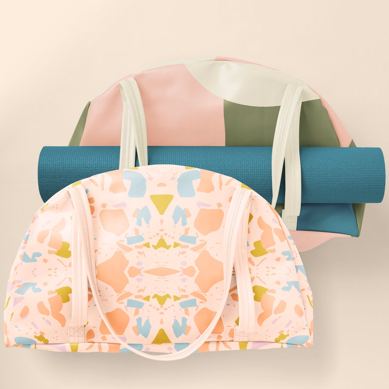 SOMEWHERE YOGA TOTE - VEGAN LEATHER