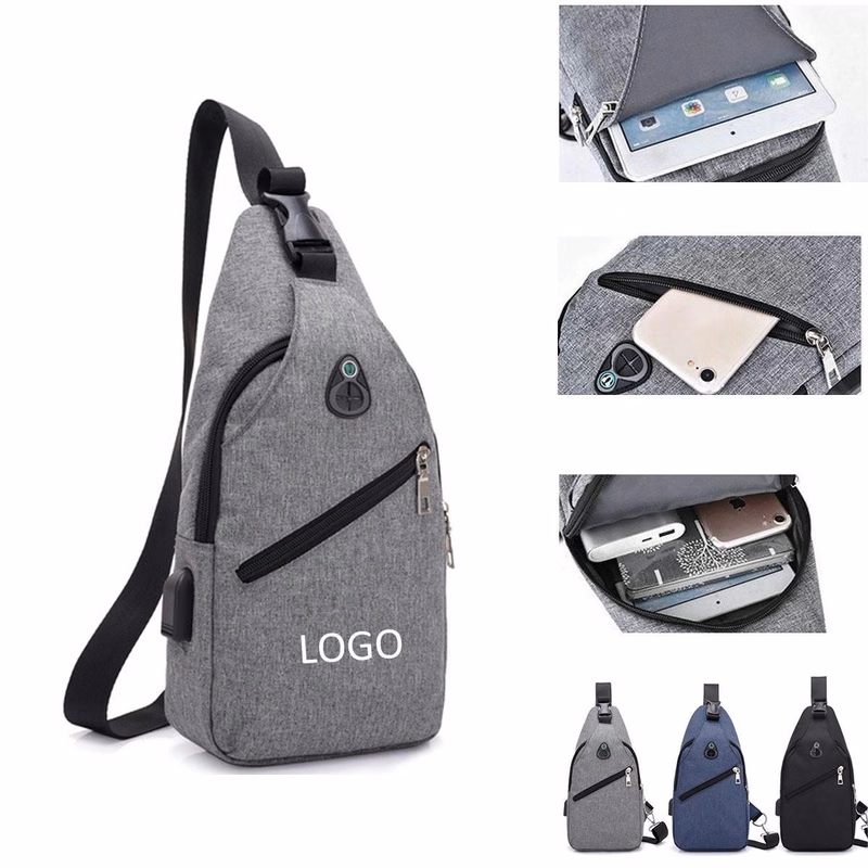 Unisex Sling Bag Chest Shoulder Backpack
