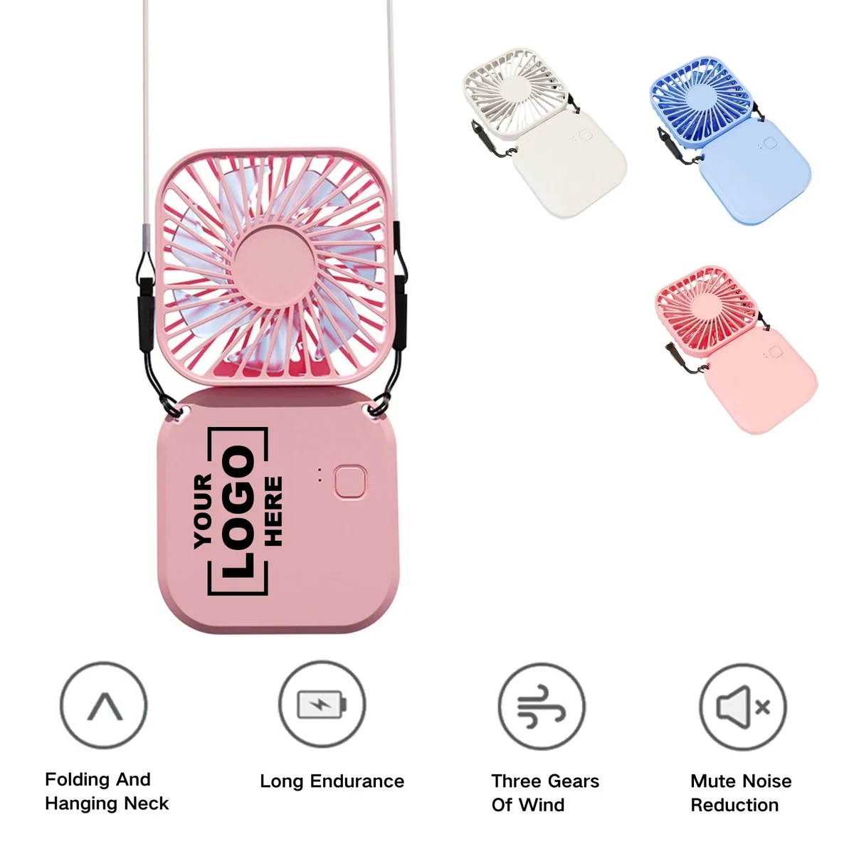 Neck Hanging Foldable Portable Fan 1