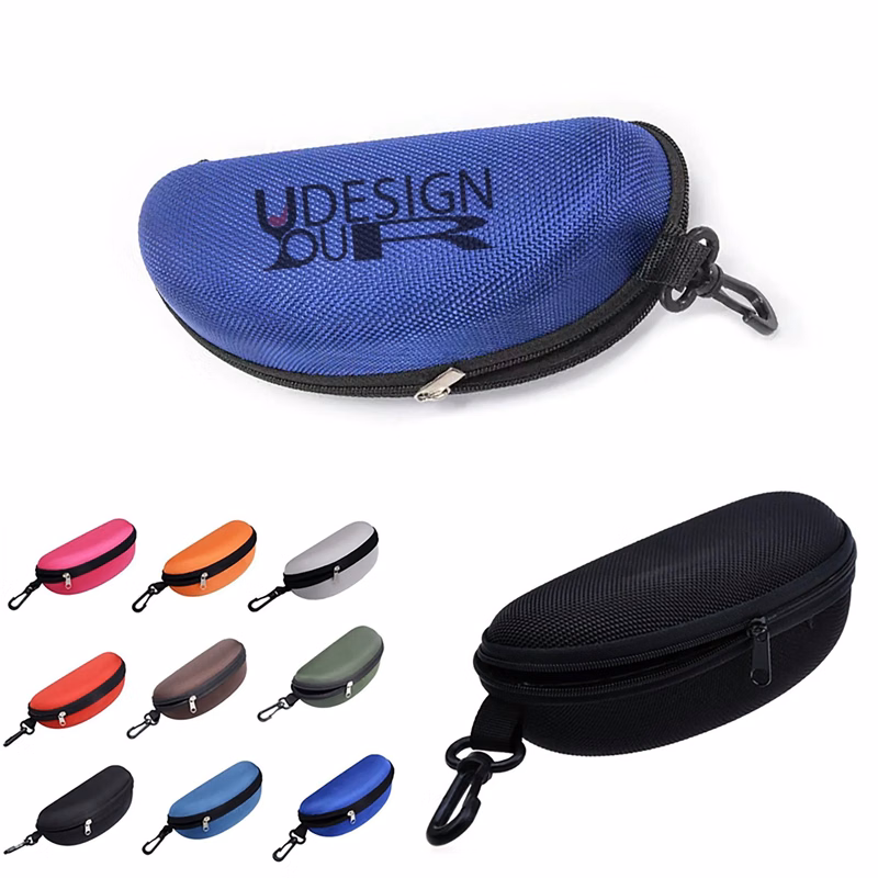 Summer Eyeglasses Case with Plastic Hook for Women Men
