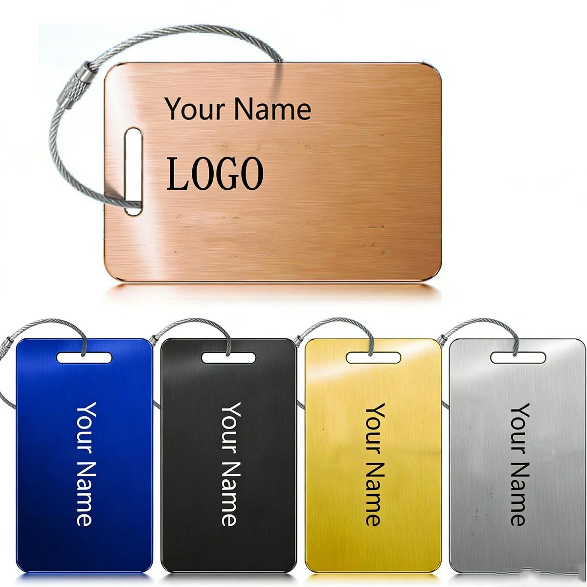 Custom Laser Engraved Luggage Markers for Stylish Travelers 1