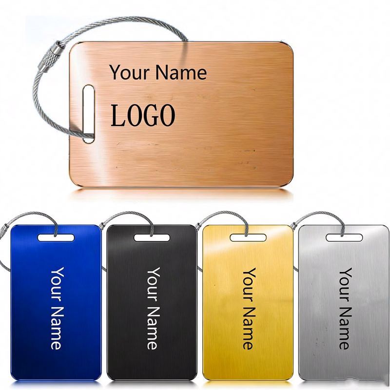 Custom Laser Engraved Luggage Markers for Stylish Travelers