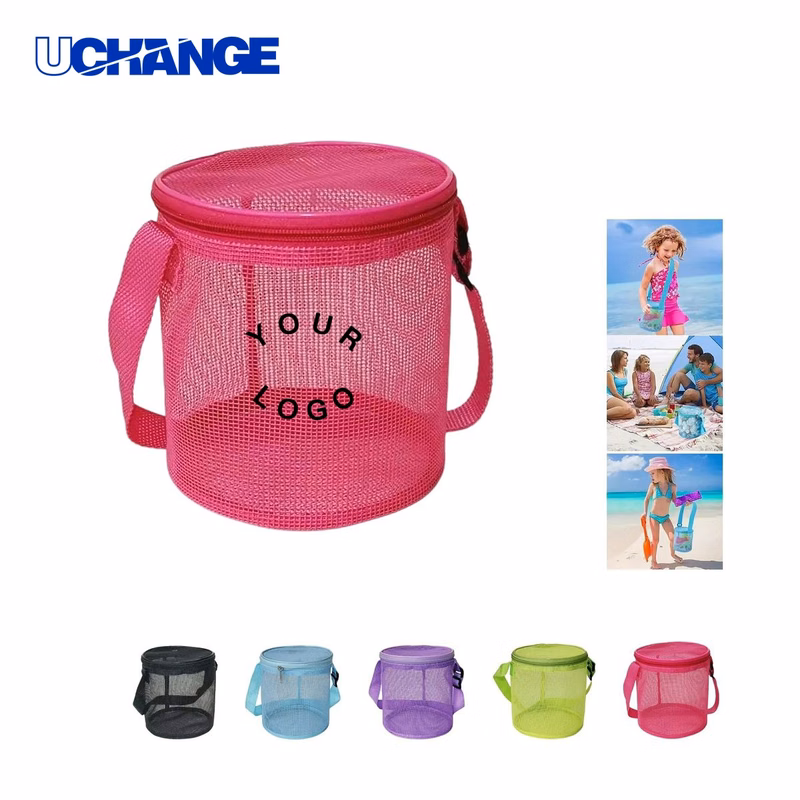 Nylon Mesh Bag Carrier with Adjustable Strap