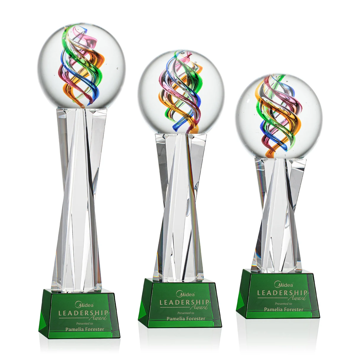 Galileo Award on Grafton Base - Green 1