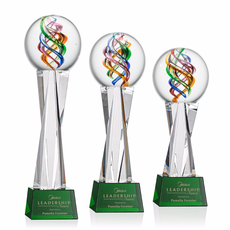 Galileo Award on Grafton Base - Green