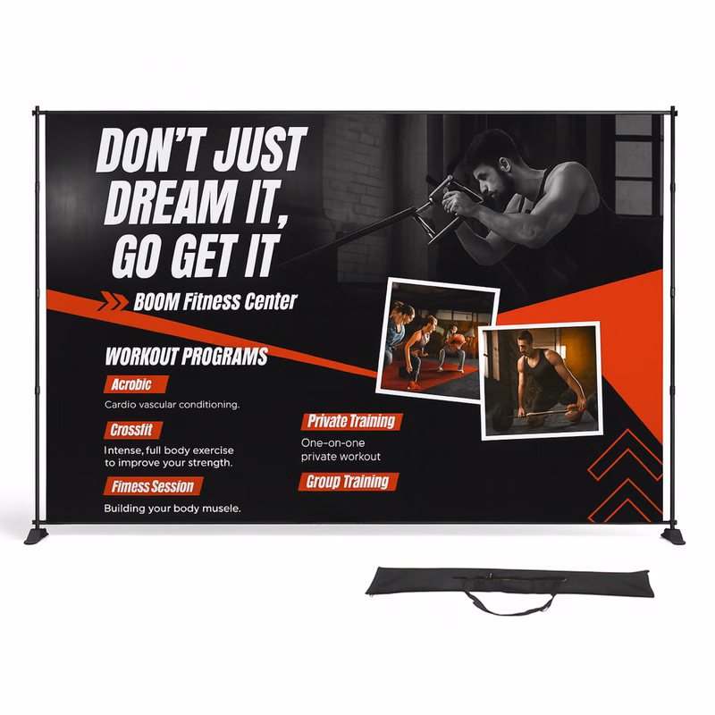 10' x 8' Adjustable Display