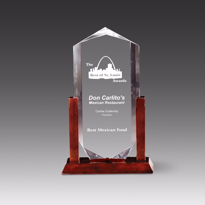 Royal Crown Faceted Award (6"x11"x3-1/8")
