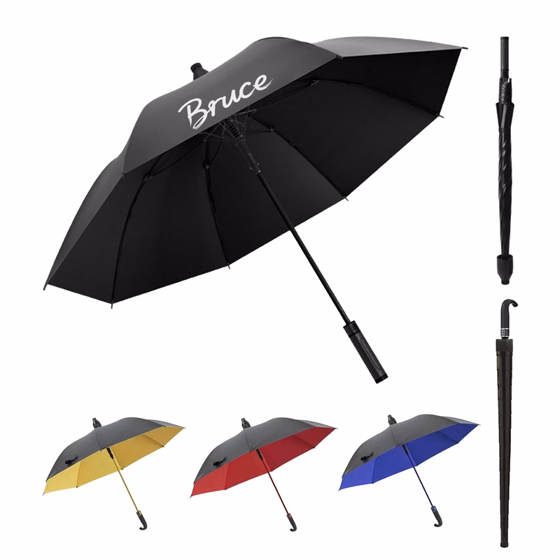 53.5" Arc Fiberglass Frame Umbrella w/ Waterproof Cover