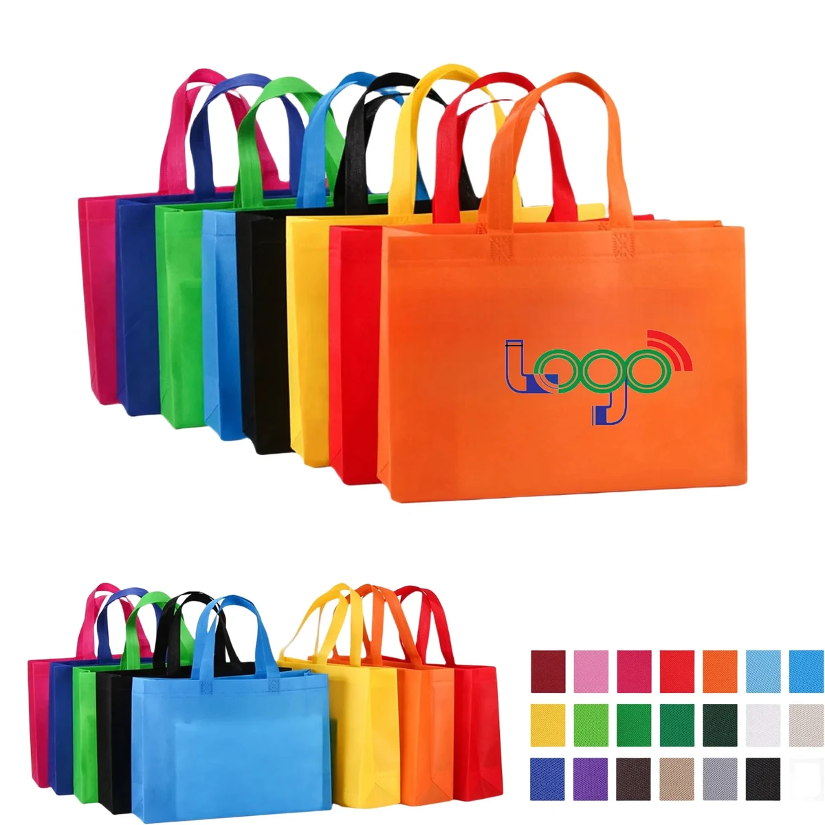 MOQ 20 PCS Non Woven Shopping Tote Bag Promotional Gifts 1