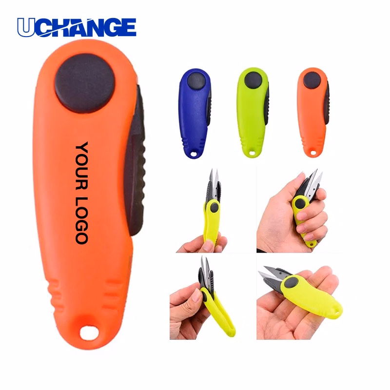 Customizable Fishing Line Scissors Tool with Stainless Steel Blades