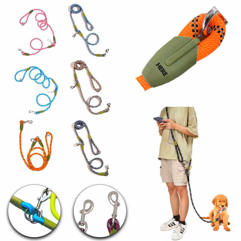 Hands-free Rotating Buckle Pet Leash