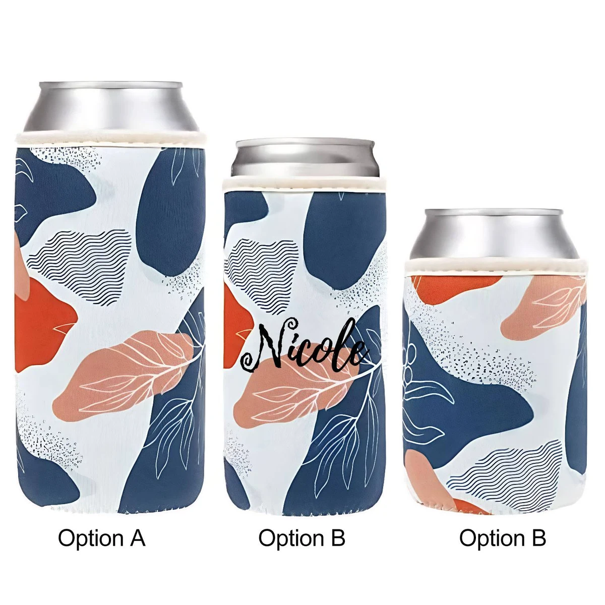 Custom Neoprene Cup Sleeve, custom koozie with logo imprint 1