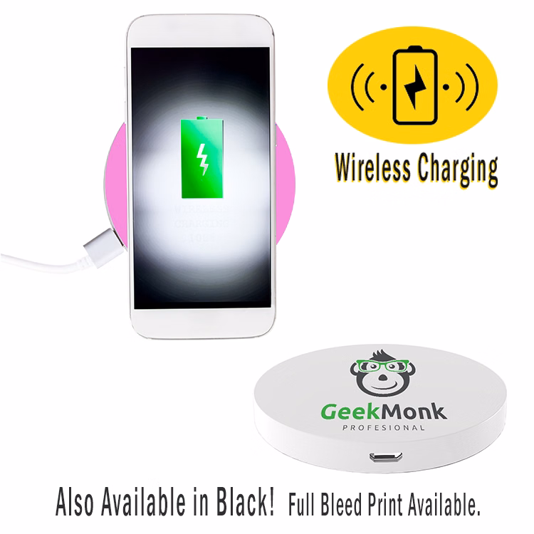 Wireless Charging Disc - White