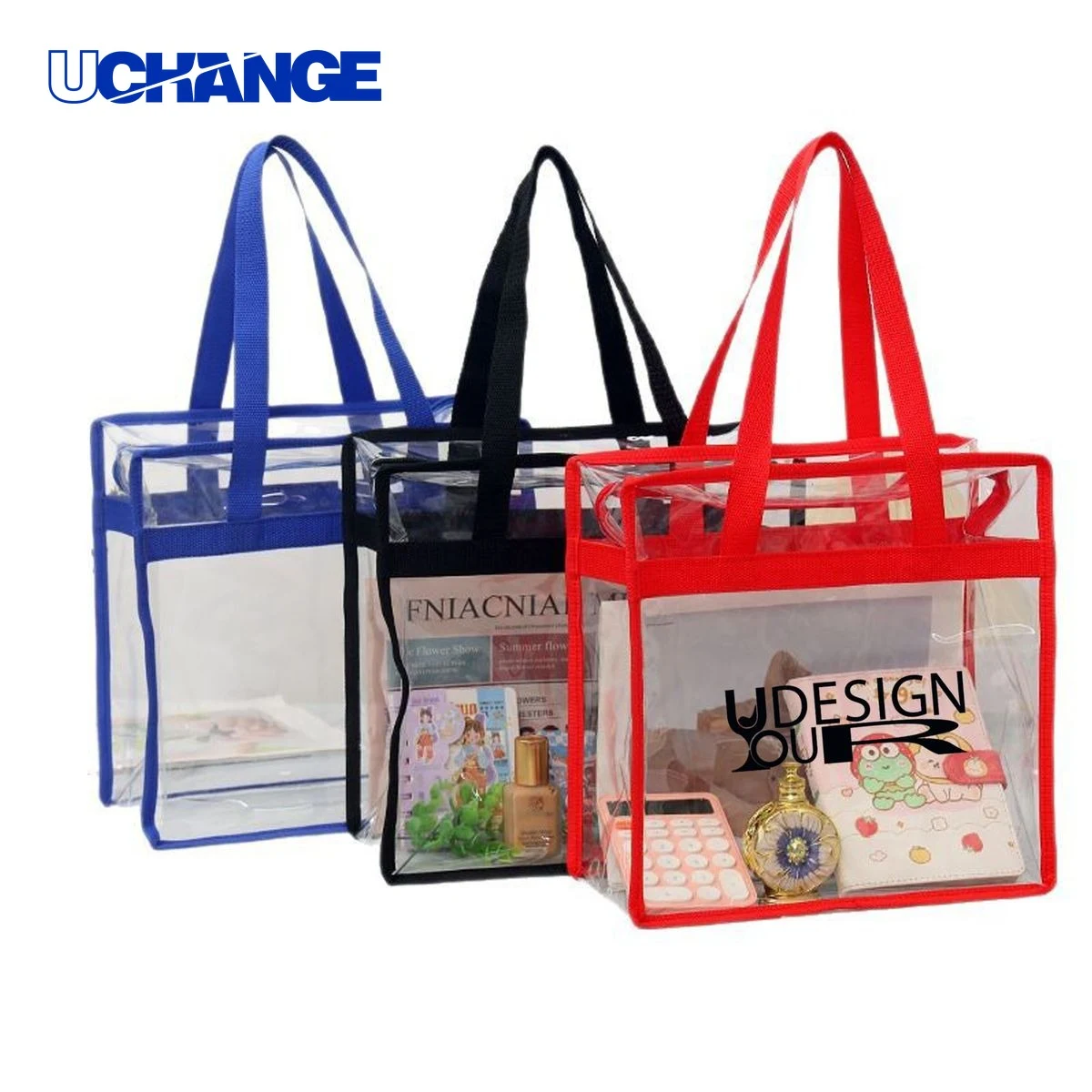 Clear Security Tote Bag for Travel and Gym 1