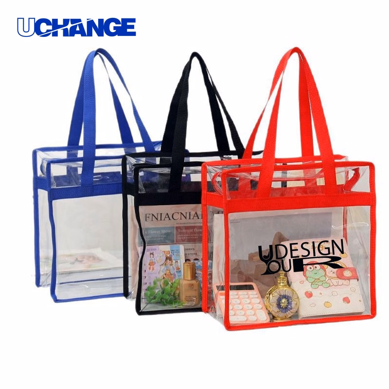 Clear Security Tote Bag for Travel and Gym