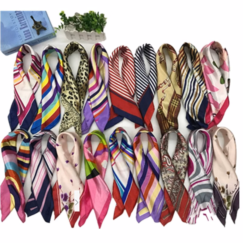 Premium Satin Silk Small Square Scarf