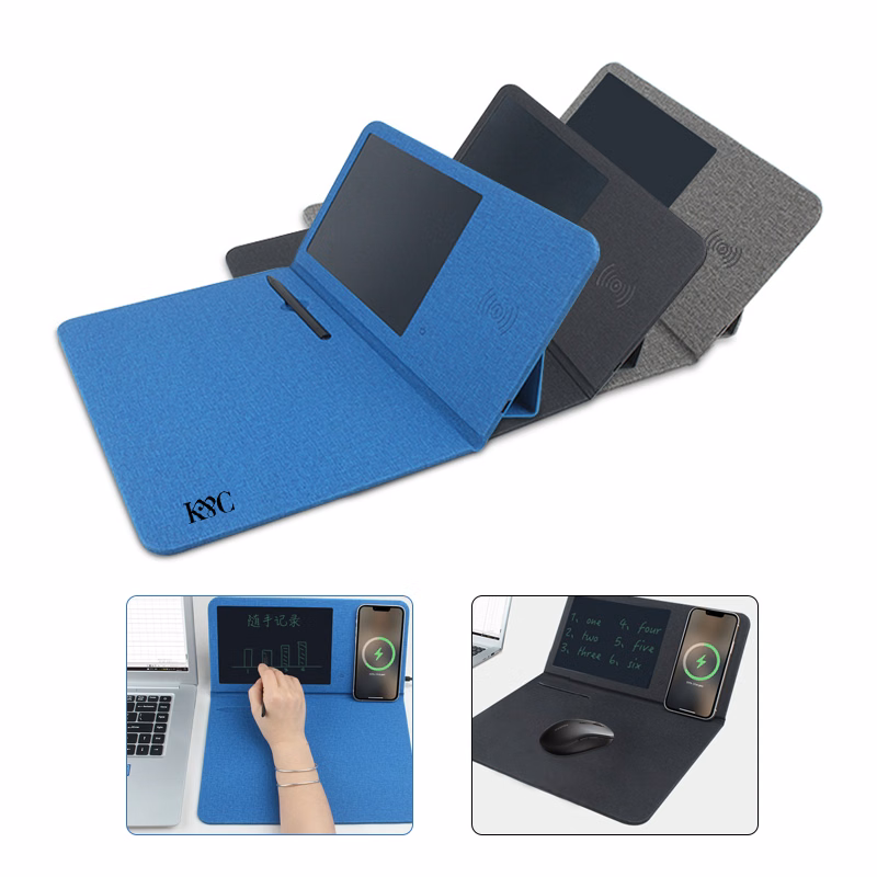 Folding multifunctional writing pad wireless charging mouse