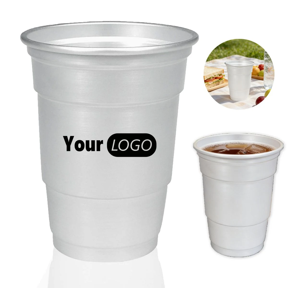16 OZ Outdoor Camping Aluminum Cup 1