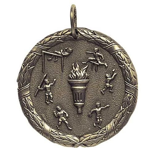 Track & Field XR100 Series Medal, 1 1/4" 1