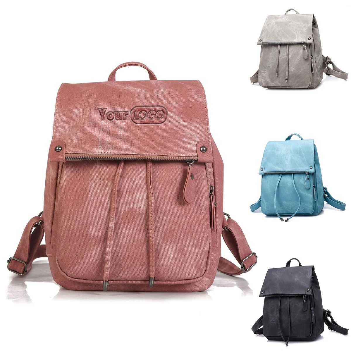 PU Leather Backpack Purse for Women 1